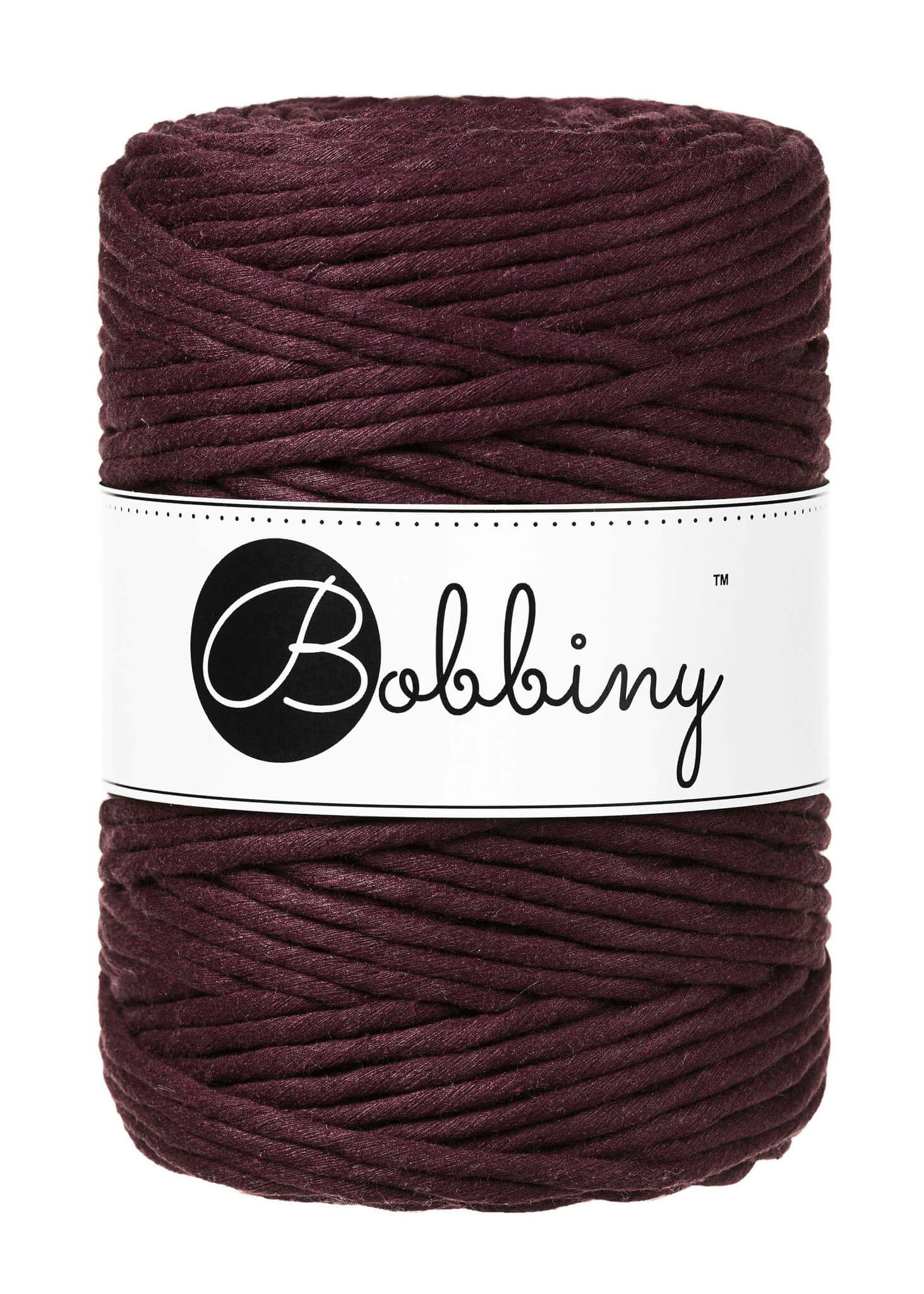 Bobbiny Single Twist Macrame Cord XXL 5 mm - enkeltvinnat makramégarn