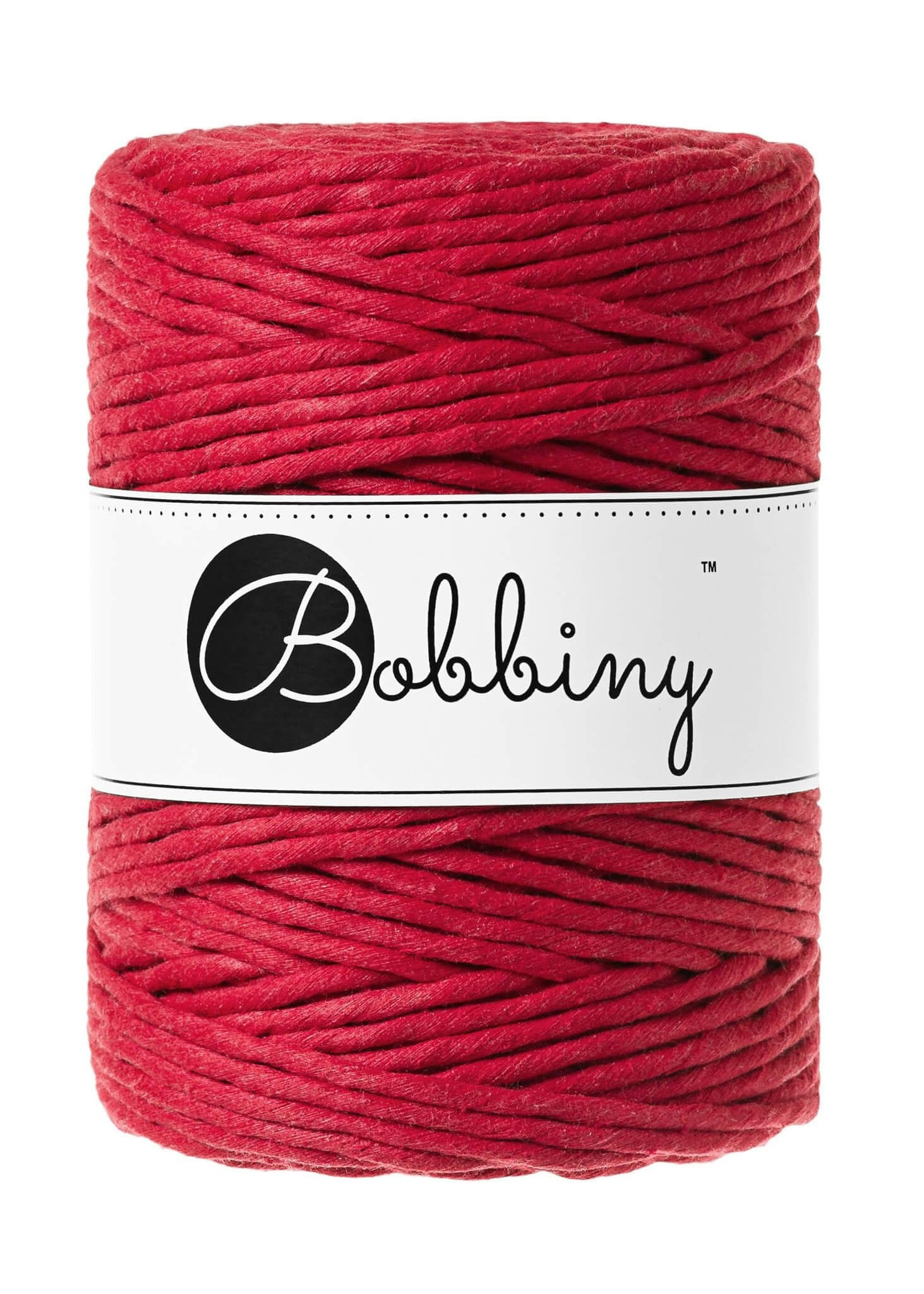 Bobbiny Single Twist Macrame Cord XXL 5 mm - enkeltvinnat makramégarn