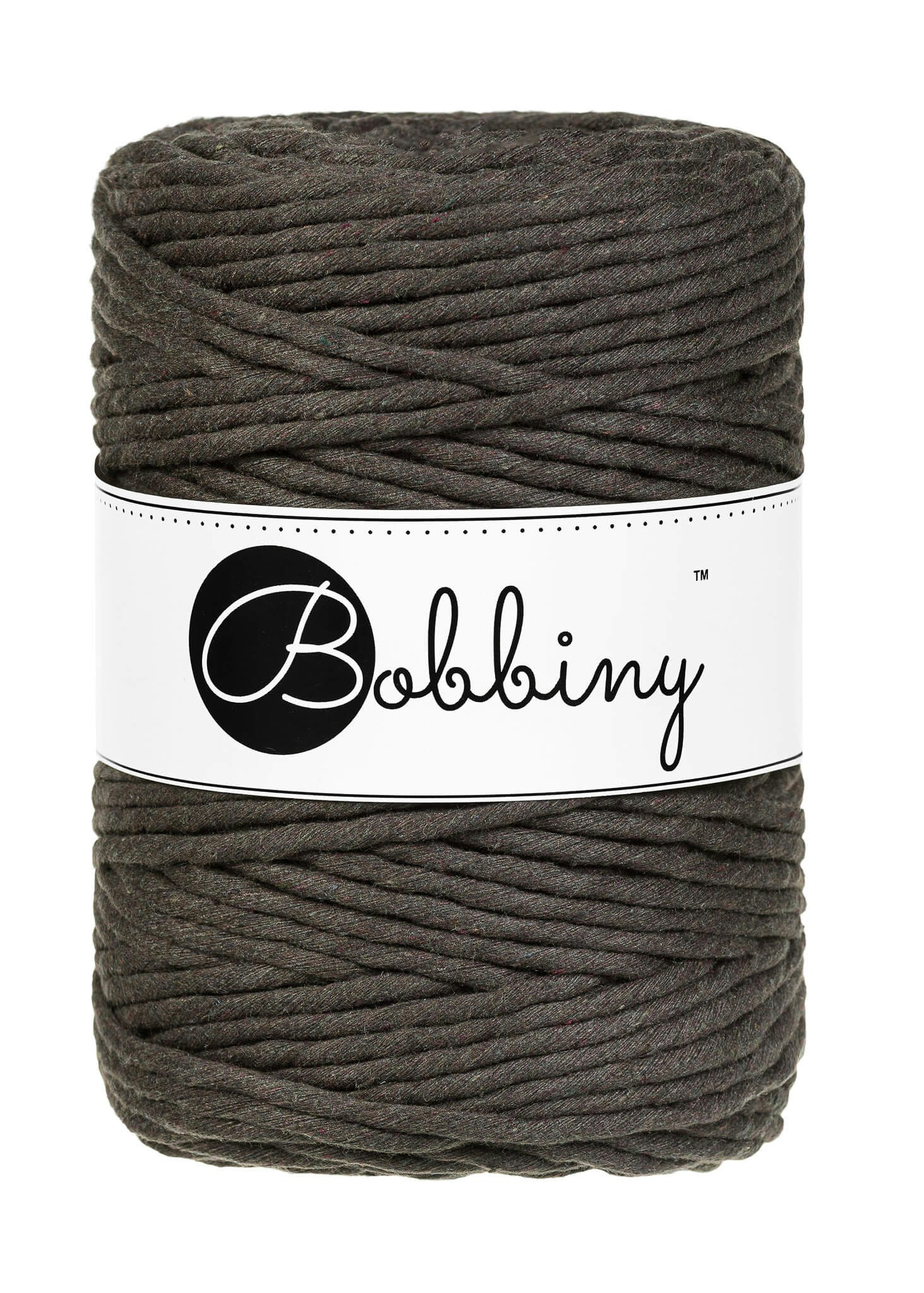 Bobbiny Single Twist Macrame Cord XXL 5 mm - enkeltvinnat makramégarn