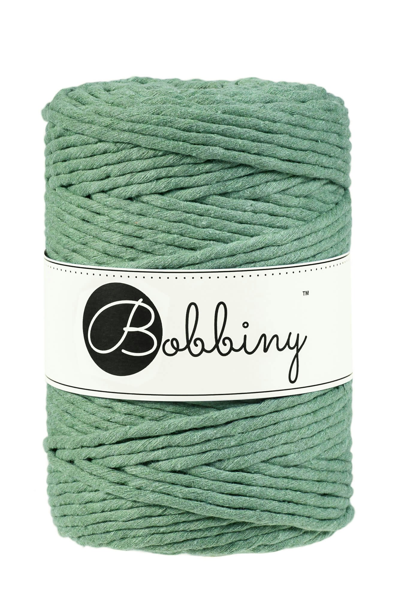 Bobbiny Single Twist Macrame Cord XXL 5 mm - enkeltvinnat makramégarn