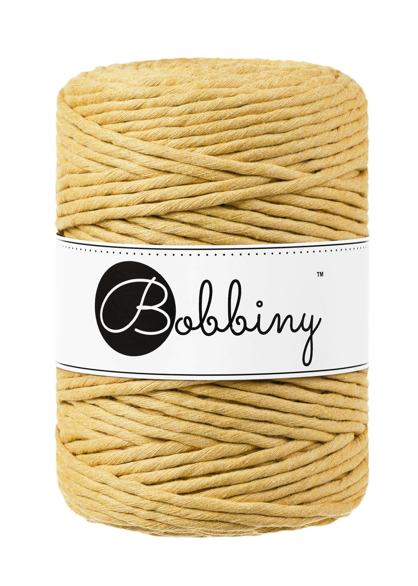 Bobbiny Single Twist Macrame Cord XXL 5 mm - enkeltvinnat makramégarn