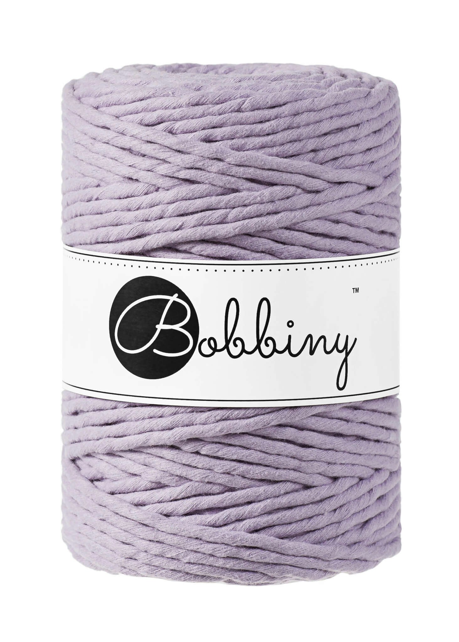 Bobbiny Single Twist Macrame Cord XXL 5 mm - enkeltvinnat makramégarn