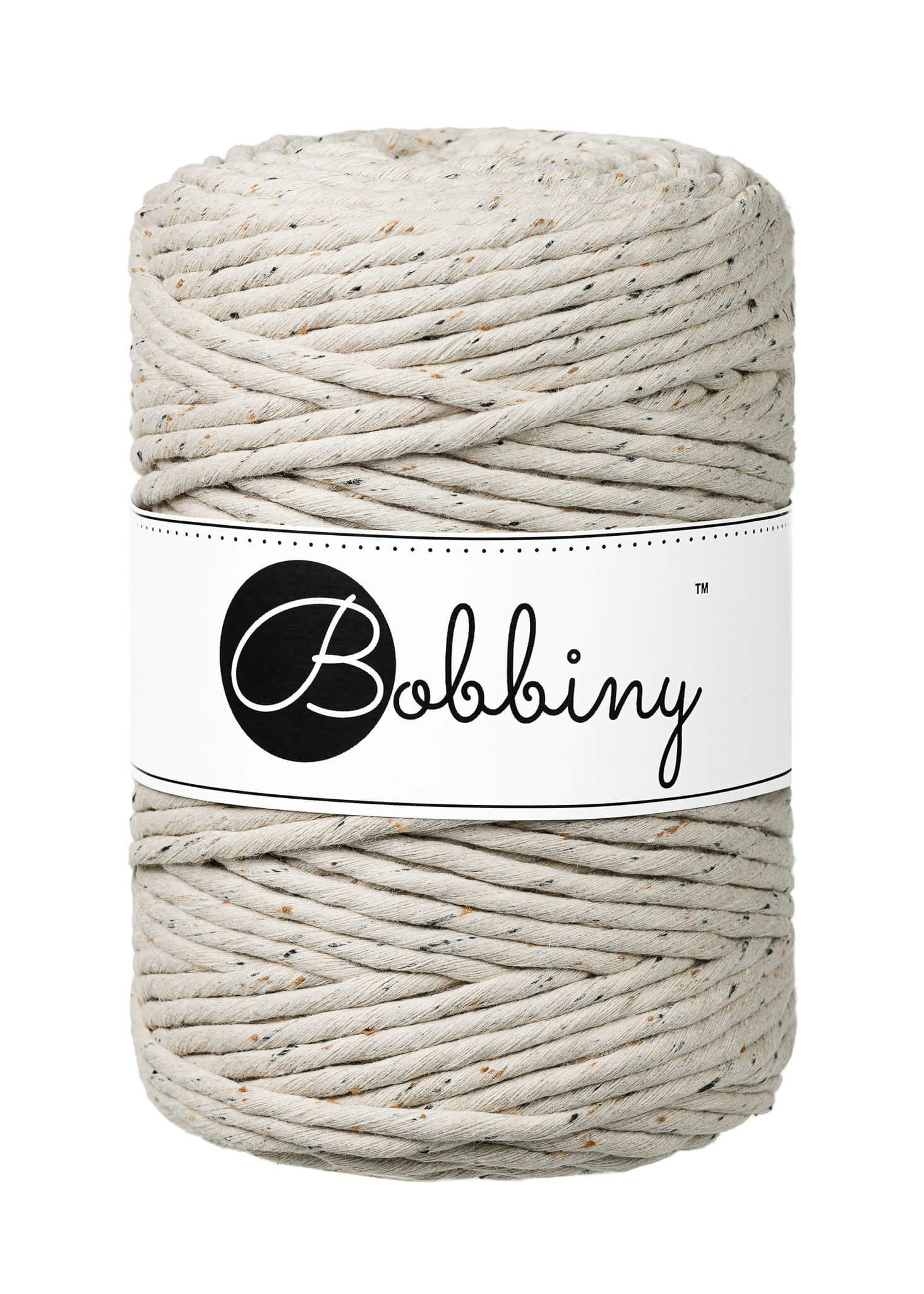 Bobbiny Single Twist Macrame Cord XXL 5 mm - enkeltvinnat makramégarn