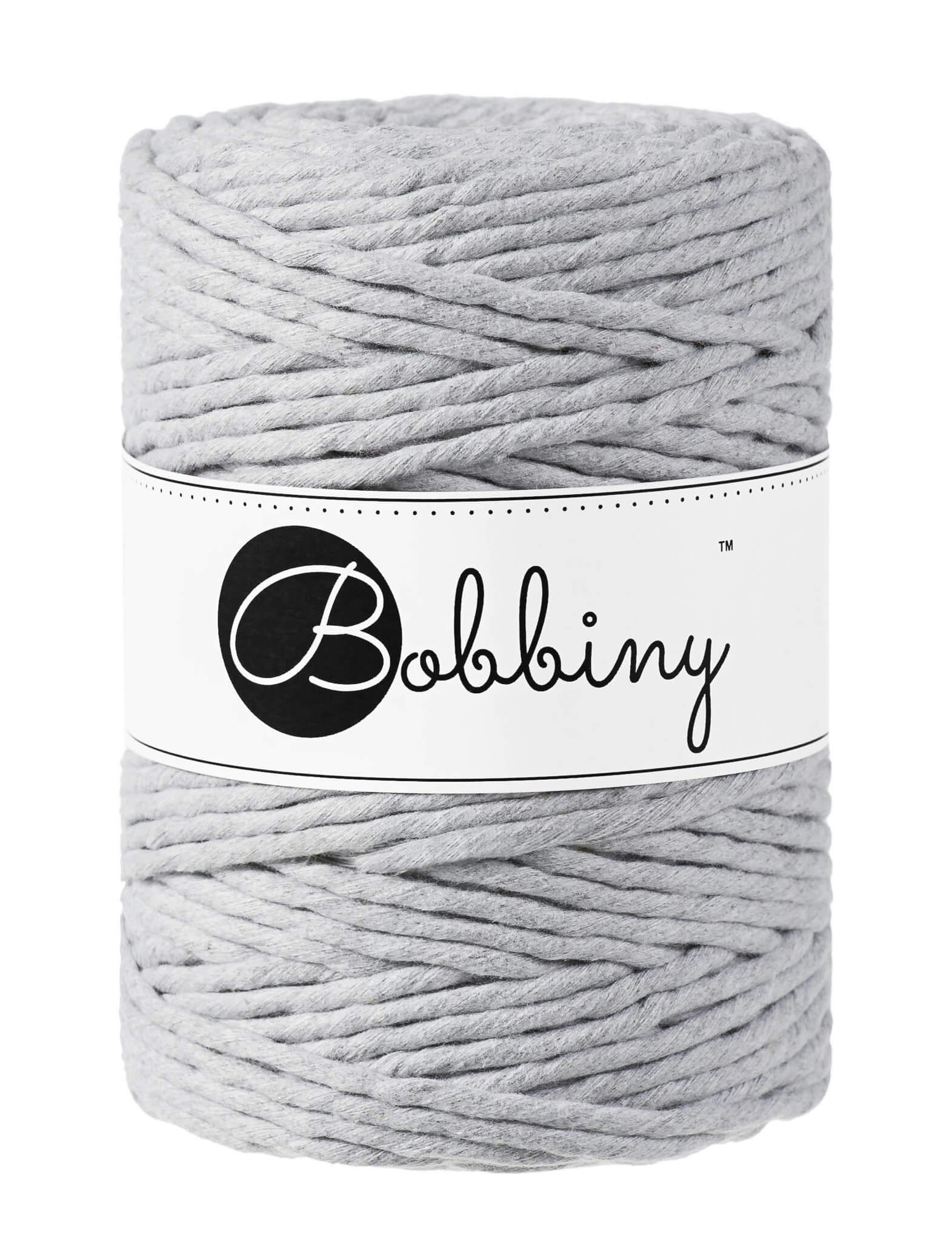 Bobbiny Single Twist Macrame Cord XXL 5 mm - enkeltvinnat makramégarn