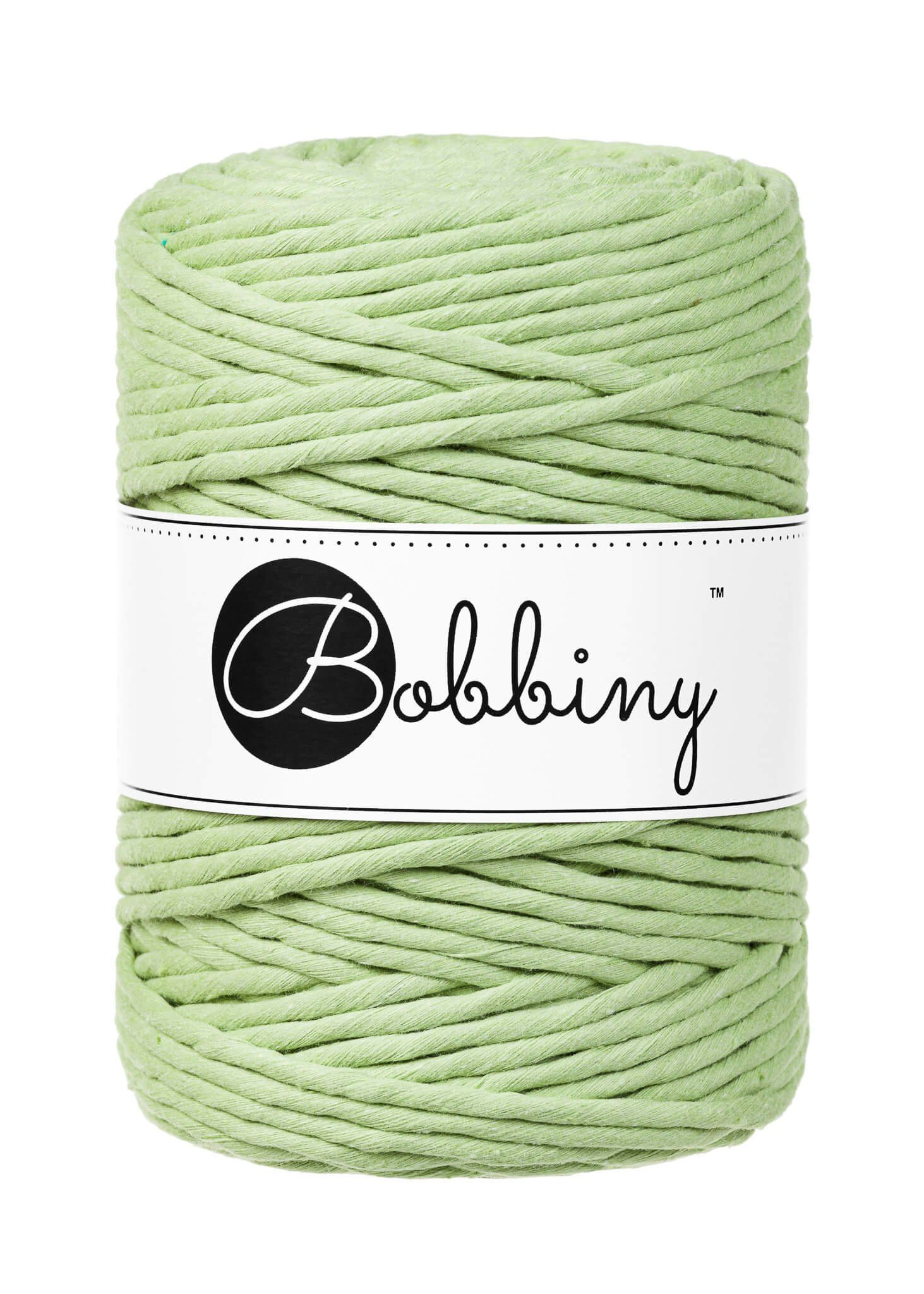 Bobbiny Single Twist Macrame Cord XXL 5 mm - enkeltvinnat makramégarn