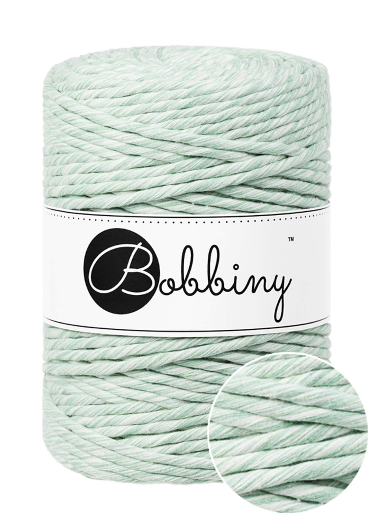 Bobbiny Single Twist Macrame Cord XXL 5 mm - enkeltvinnat makramégarn