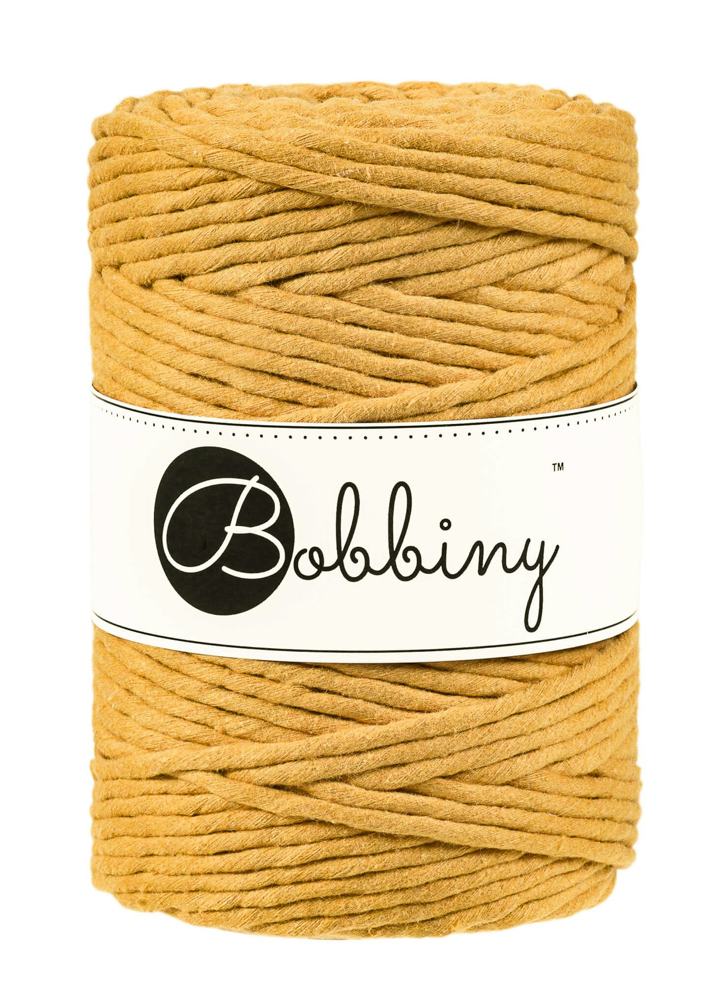 Bobbiny Single Twist Macrame Cord XXL 5 mm - enkeltvinnat makramégarn