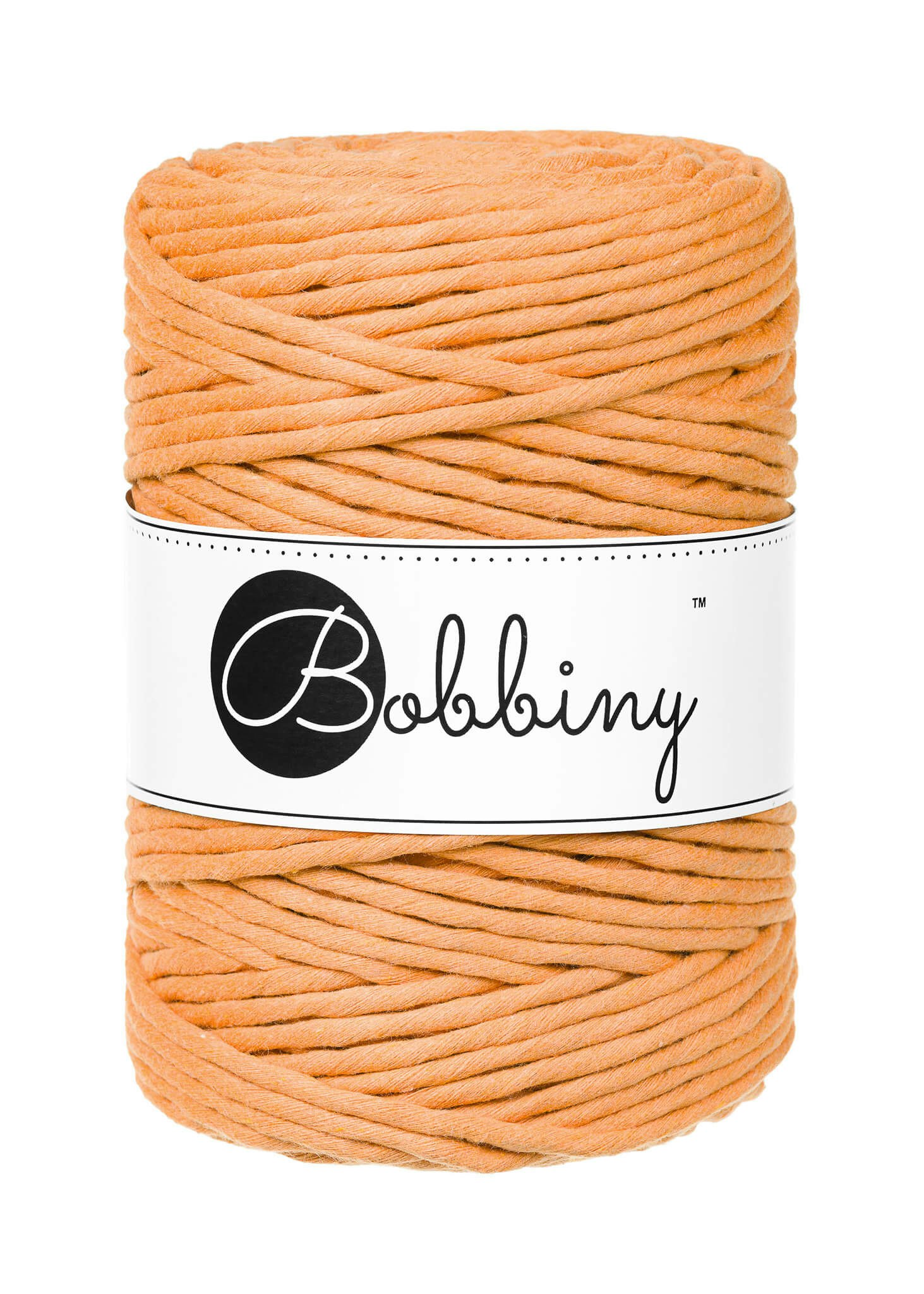Bobbiny Single Twist Macrame Cord XXL 5 mm - enkeltvinnat makramégarn