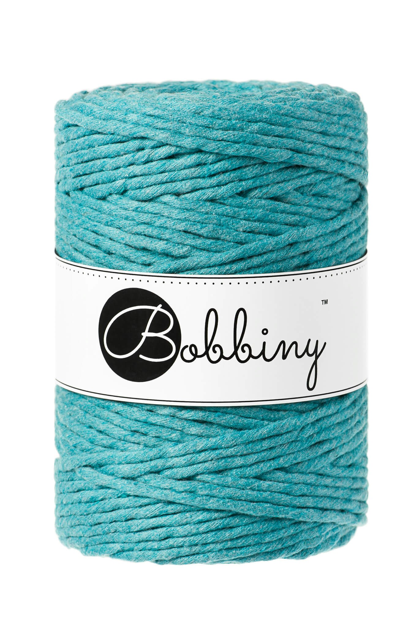 Bobbiny Single Twist Macrame Cord XXL 5 mm - enkeltvinnat makramégarn
