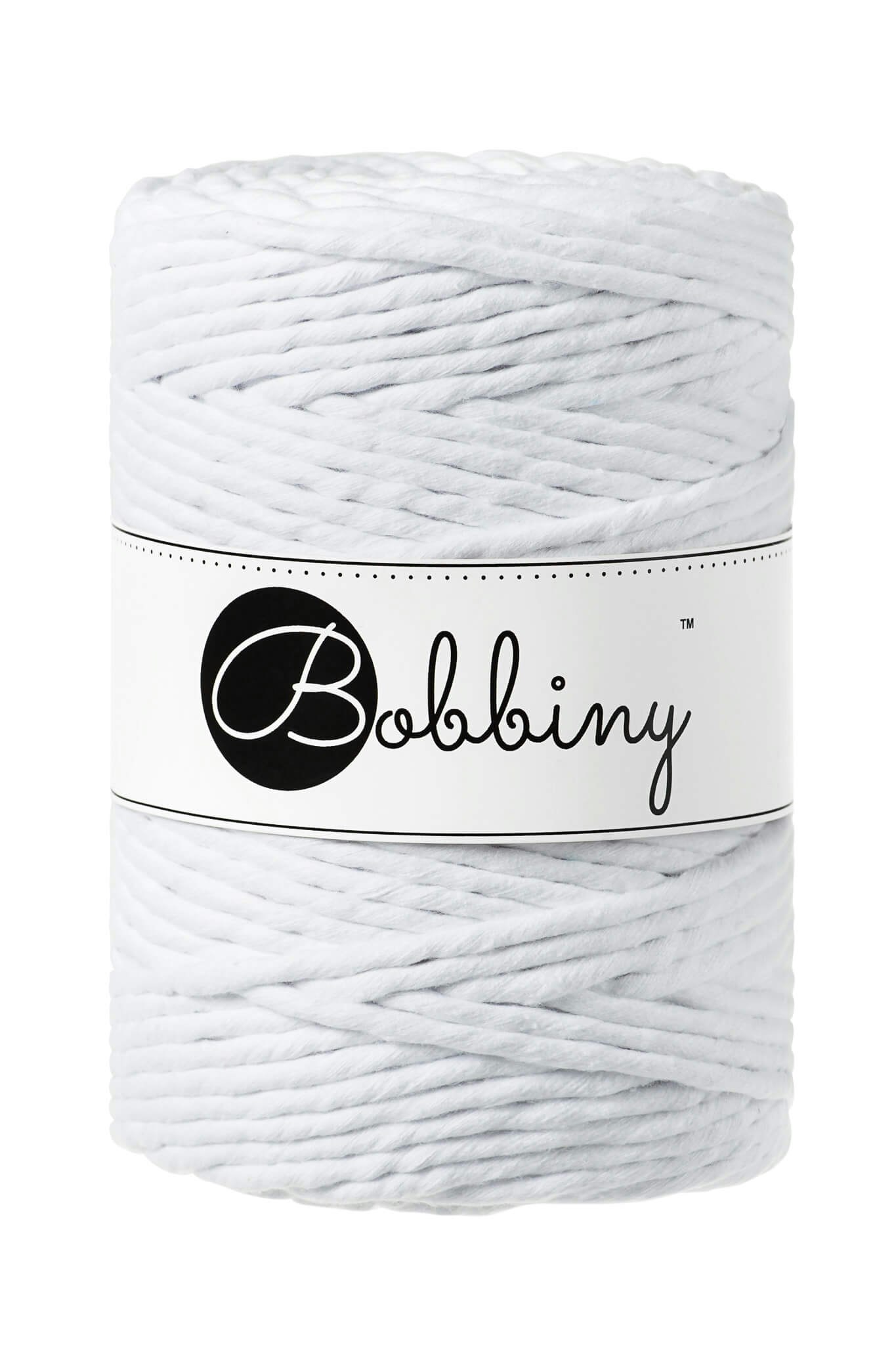 Bobbiny Single Twist Macrame Cord XXL 5 mm - enkeltvinnat makramégarn