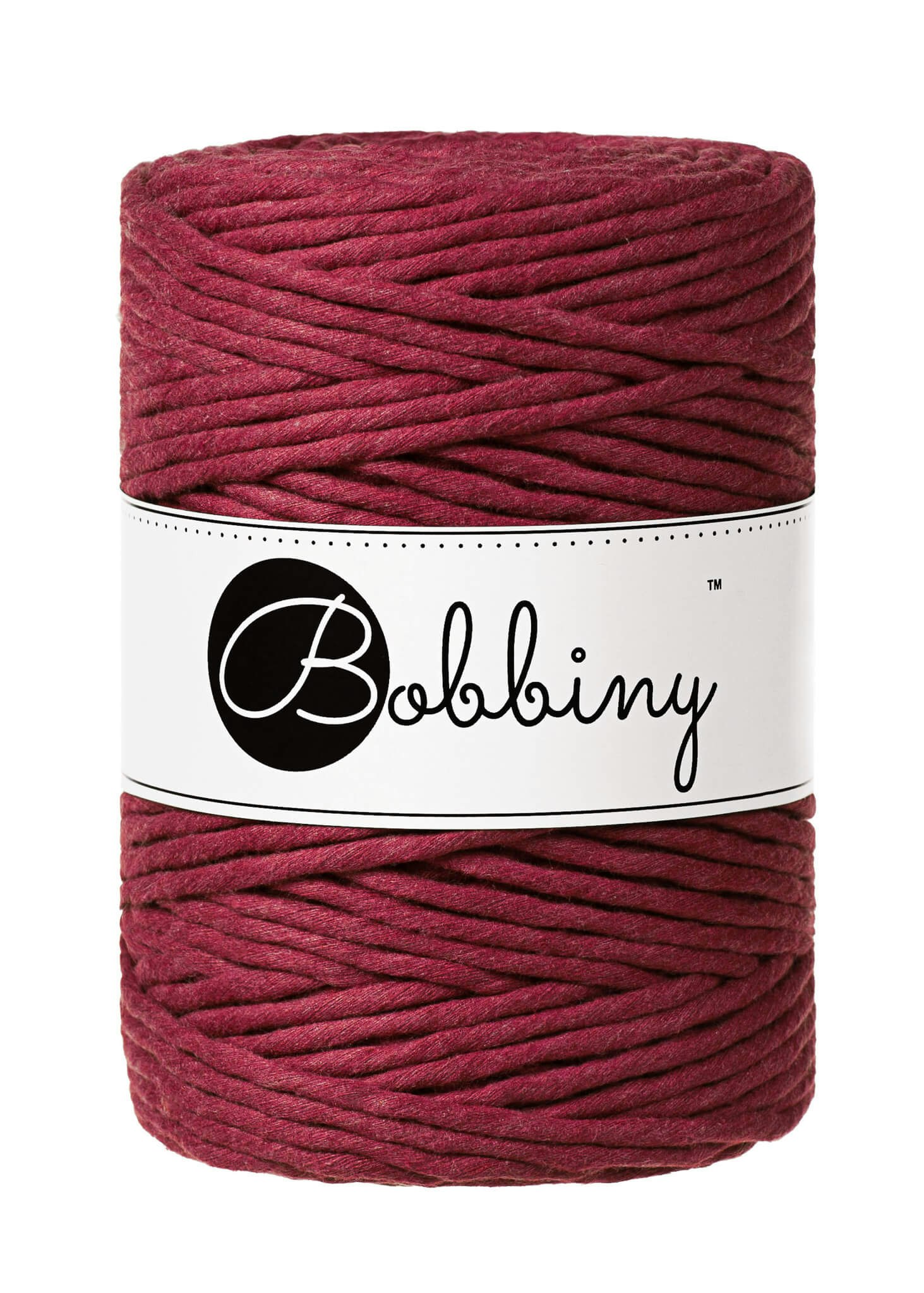 Bobbiny Single Twist Macrame Cord XXL 5 mm - enkeltvinnat makramégarn