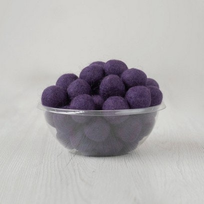 Ullbollar - 2 cm bollar i 100% ull