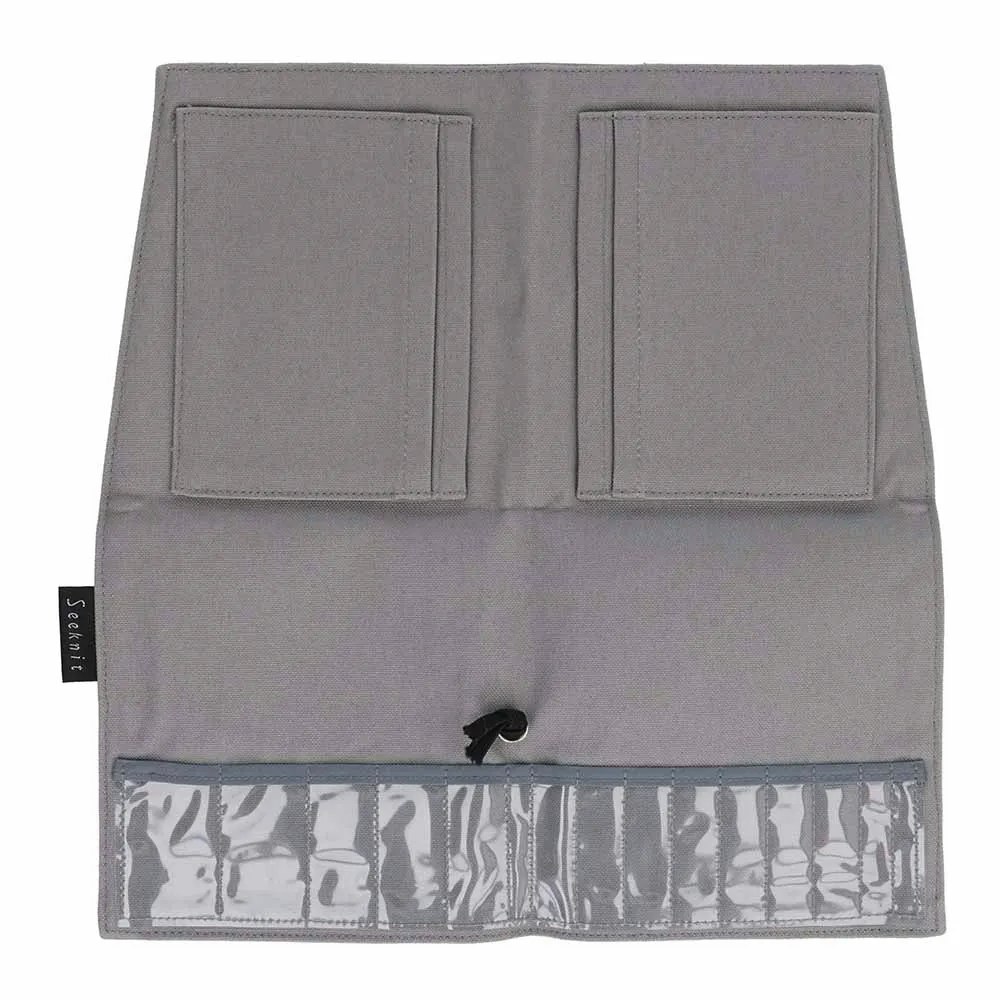 Seeknit Curve Needle Case Mini Grey - stickfodral till ändstickor och kablar