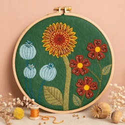 Corinne Lapierre - Botanical Felt Appliqué - kit för filtsömnad