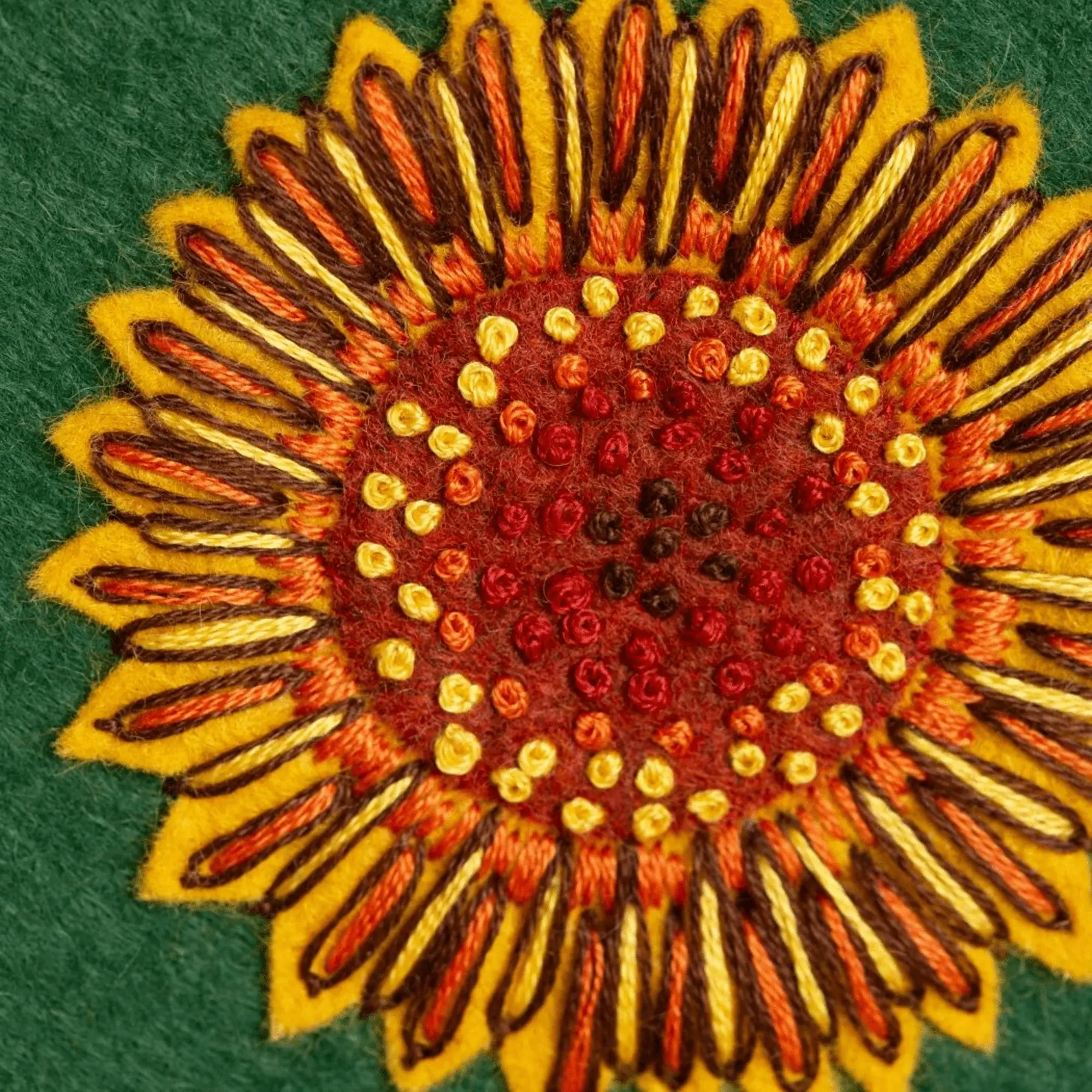 Corinne Lapierre - Botanical Felt Appliqué - kit för filtsömnad