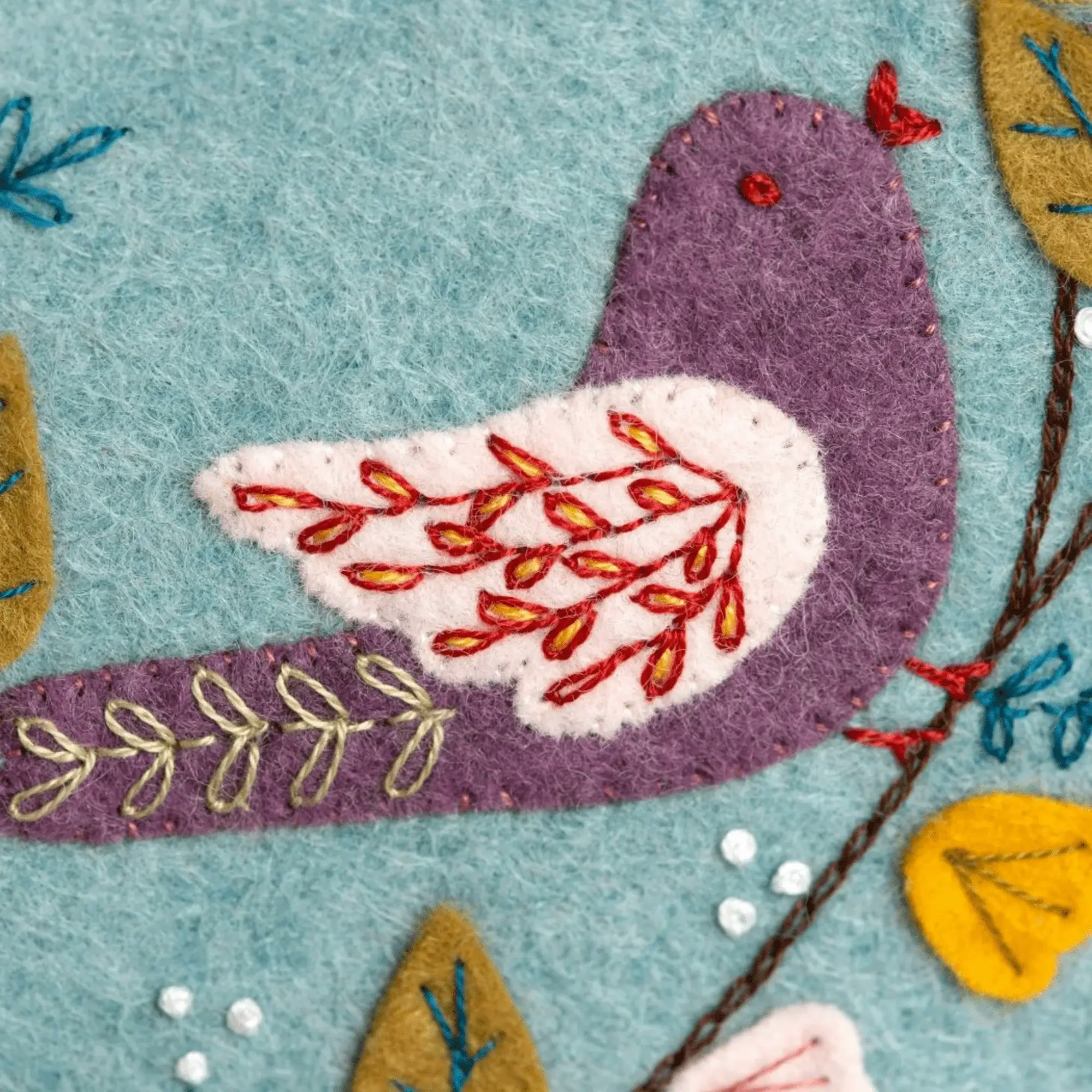 Corinne Lapierre - Dawn Chorus Felt Appliqué - kit för filtsömnad