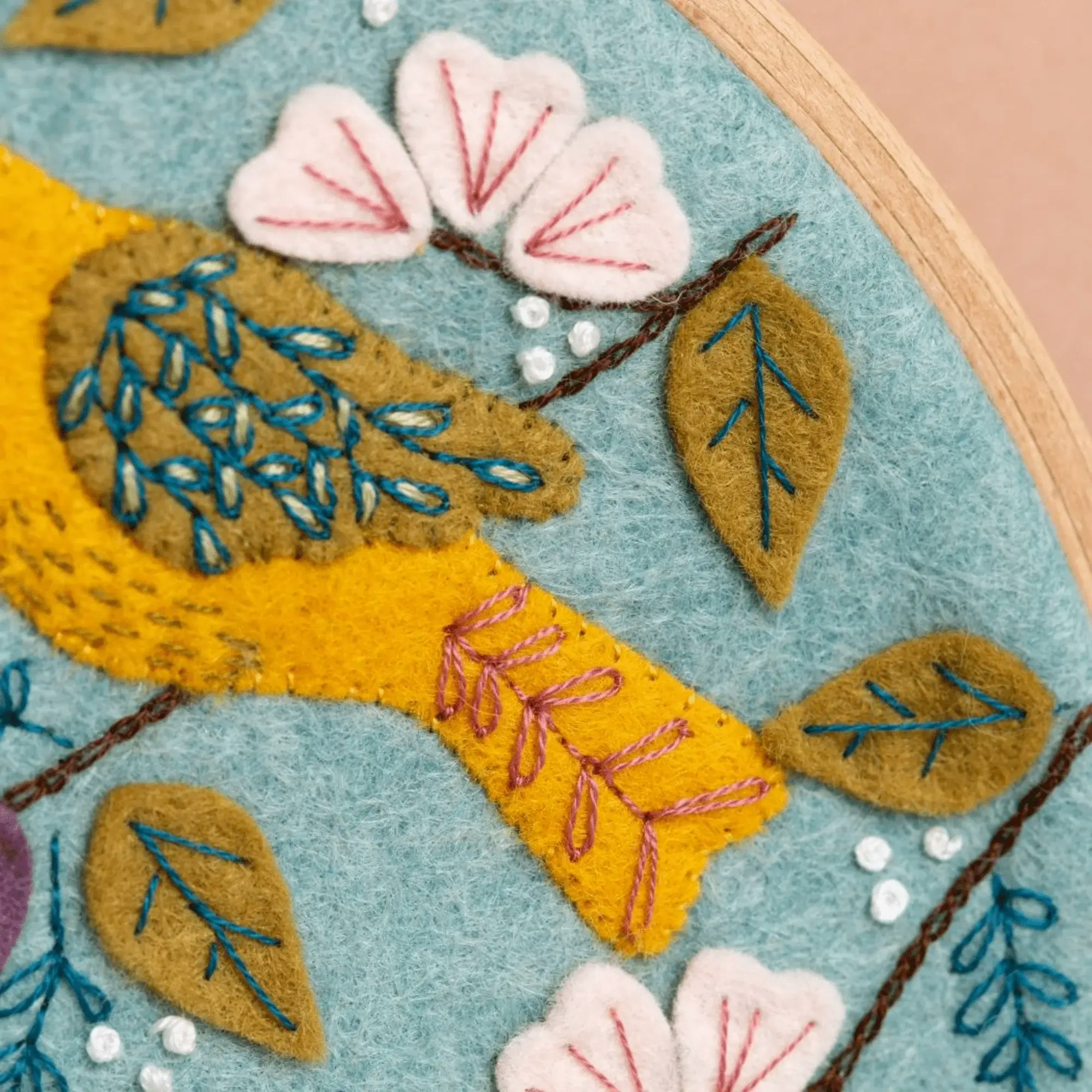 Corinne Lapierre - Dawn Chorus Felt Appliqué - kit för filtsömnad