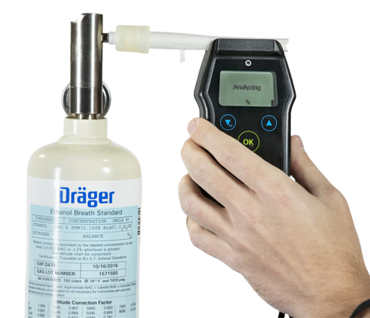 Calibration of Dräger breathalyzers (no subscription)