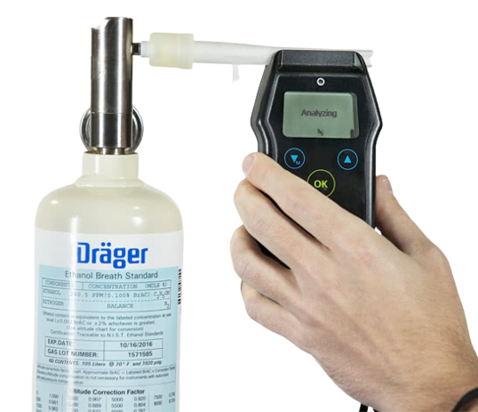 Re-calibration of Dräger breathalyzers