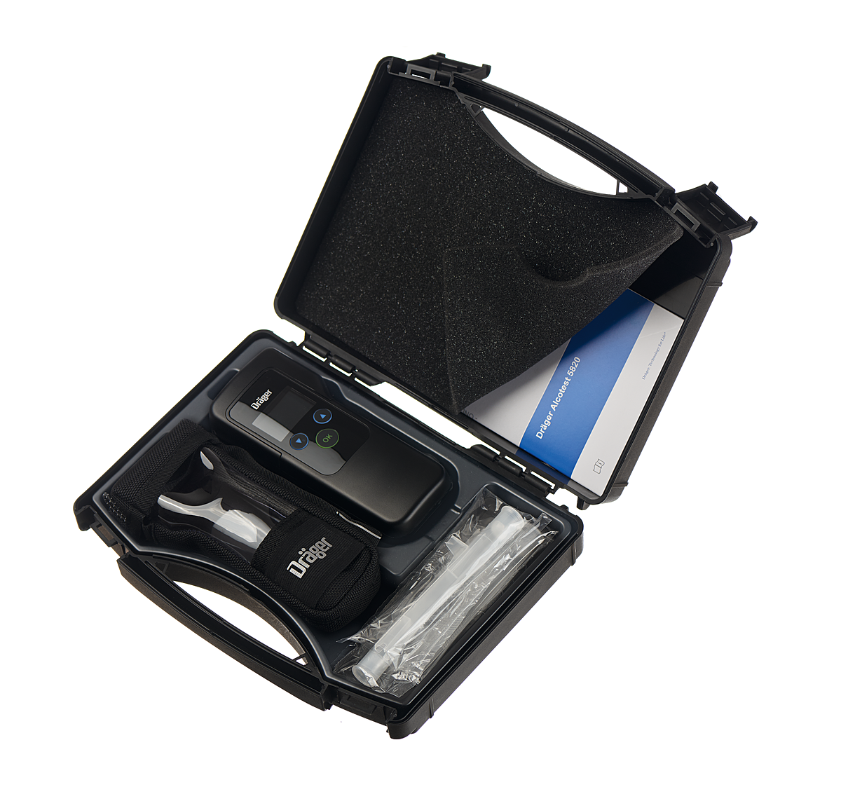 Hard case specially adapted for Dräger Alcotest 6000, 5000 and 7000