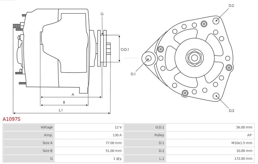 GM 130-160Amp (STÄLLBAR SPÄNNING)+( varvsignal )