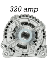 High Amp Alterator 320A - Adjustable Volt