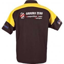 Ground Zero keltamusta competition T-paita M 2013