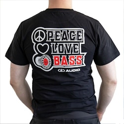 DD T-shirt L love,peacebass