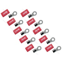 FOUR Connect 4-690942 M8 ring terminal 20mm², 10x red