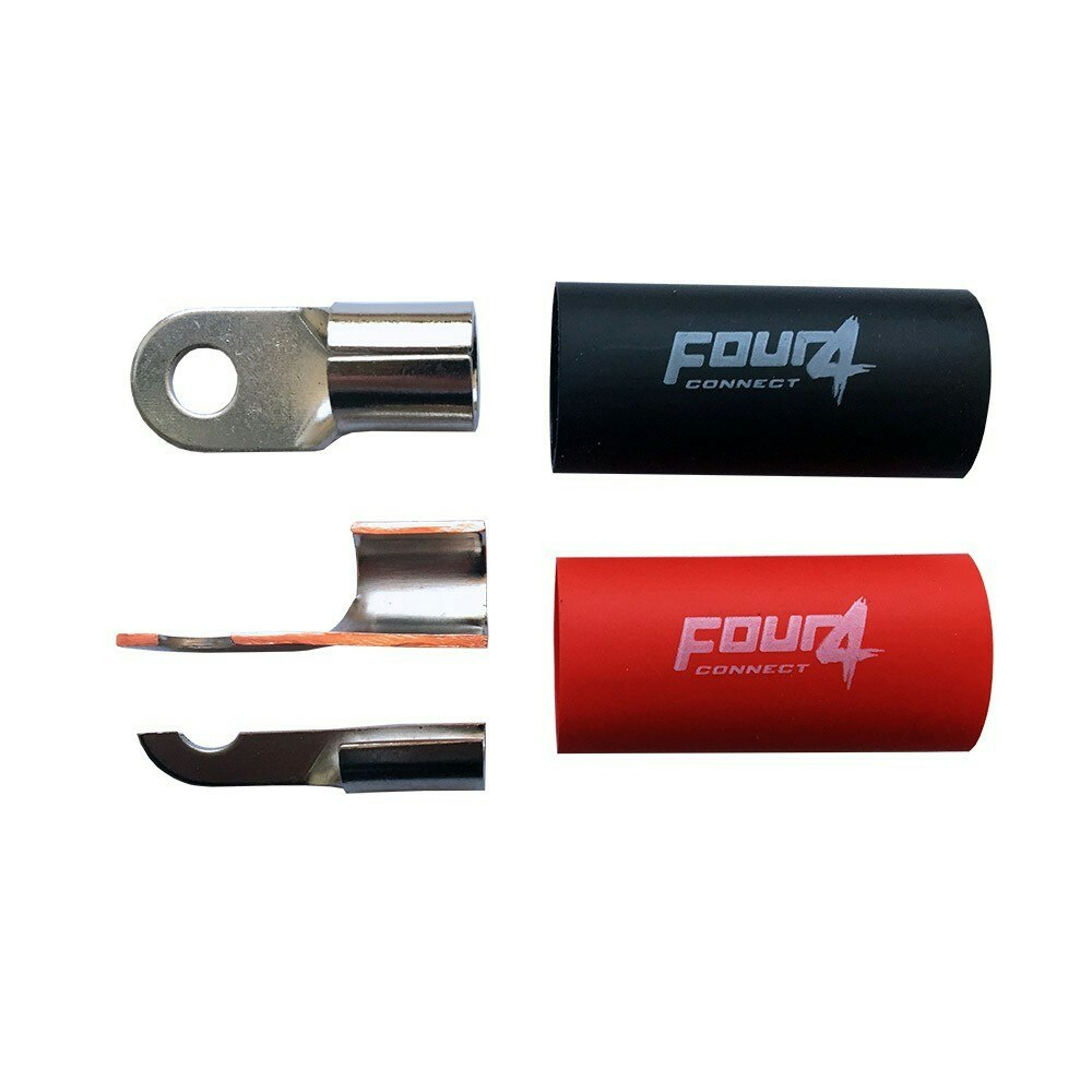 FOUR Connect 4-690920 M8 ring terminal 50mm², 1x red ja 1x black