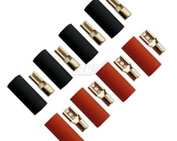 FOUR Connect 4-690753 flat connector 6.0mm2 - 2x2.8mm/2x4.8mm red + 2x2.8mm/2x4.8mm black