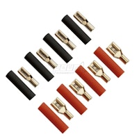 FOUR Connect 4-690752 flat connector 2.5mm2 - 2x2.8mm/2x4.8mm red + 2x2.8mm/2x4.8mm black
