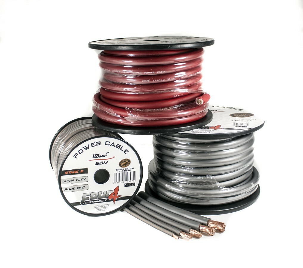 FOUR Connect 4-800215 STAGE2 35mm2 OFC power cable red 30m