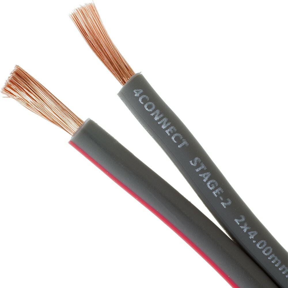 FOUR Connect 4-800242 STAGE2 OFC speaker cable 2x4.0mm2, 100m