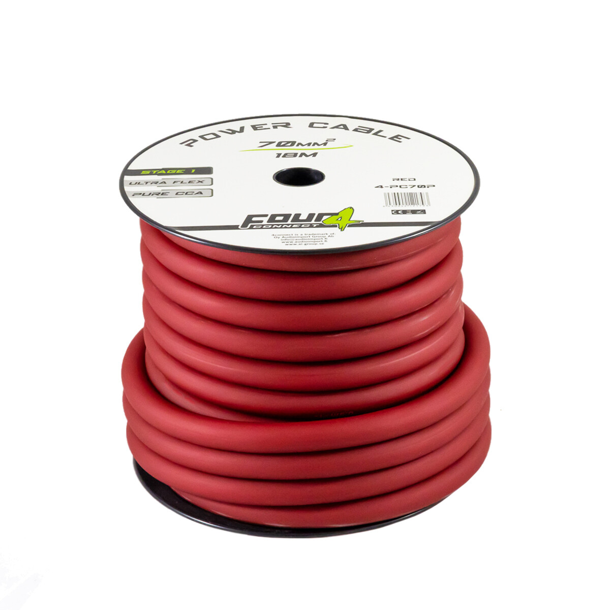 FOUR Connect 4-PC70P Power cable 70 mm2 Red 18m