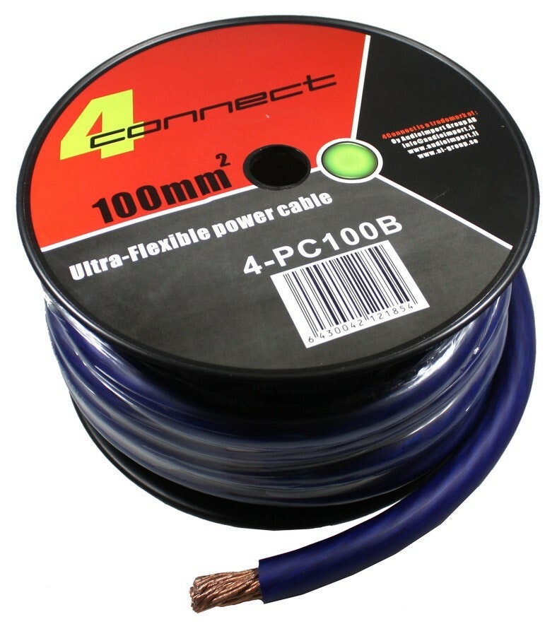 FOUR Connect 4-PC100B power cable 100mm2 blue 12m