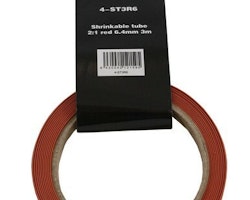 FOUR Connect 4-ST3R6 shrink tube,  2:1 Red 6.4mm 3m