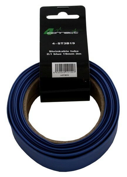 FOUR Connect 4-STS3B19 Shrink tube,  2:1 blue 19mm 3m