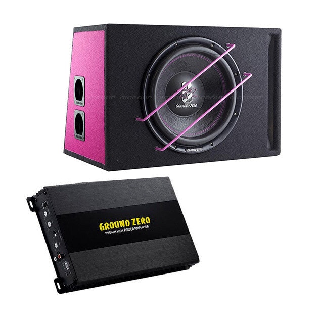Ground Zero 400 SPL BassKit PINK