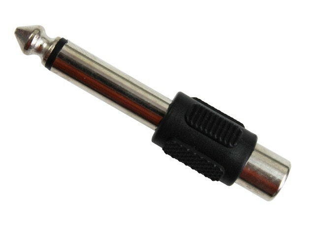 AIV Jakki-liitin 6,30 mm / Rca-pistoke - Mono