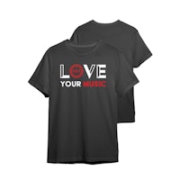 DD Audio LOVE YOUR MUSIC 2023 T-shirt XL