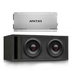 DD Audio 2x10" 610 Amp + Avatar