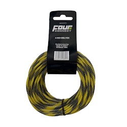 FOUR Connect 4-NS10BLYE6 Nylonsock Black/Yellow 6/12mm 10m