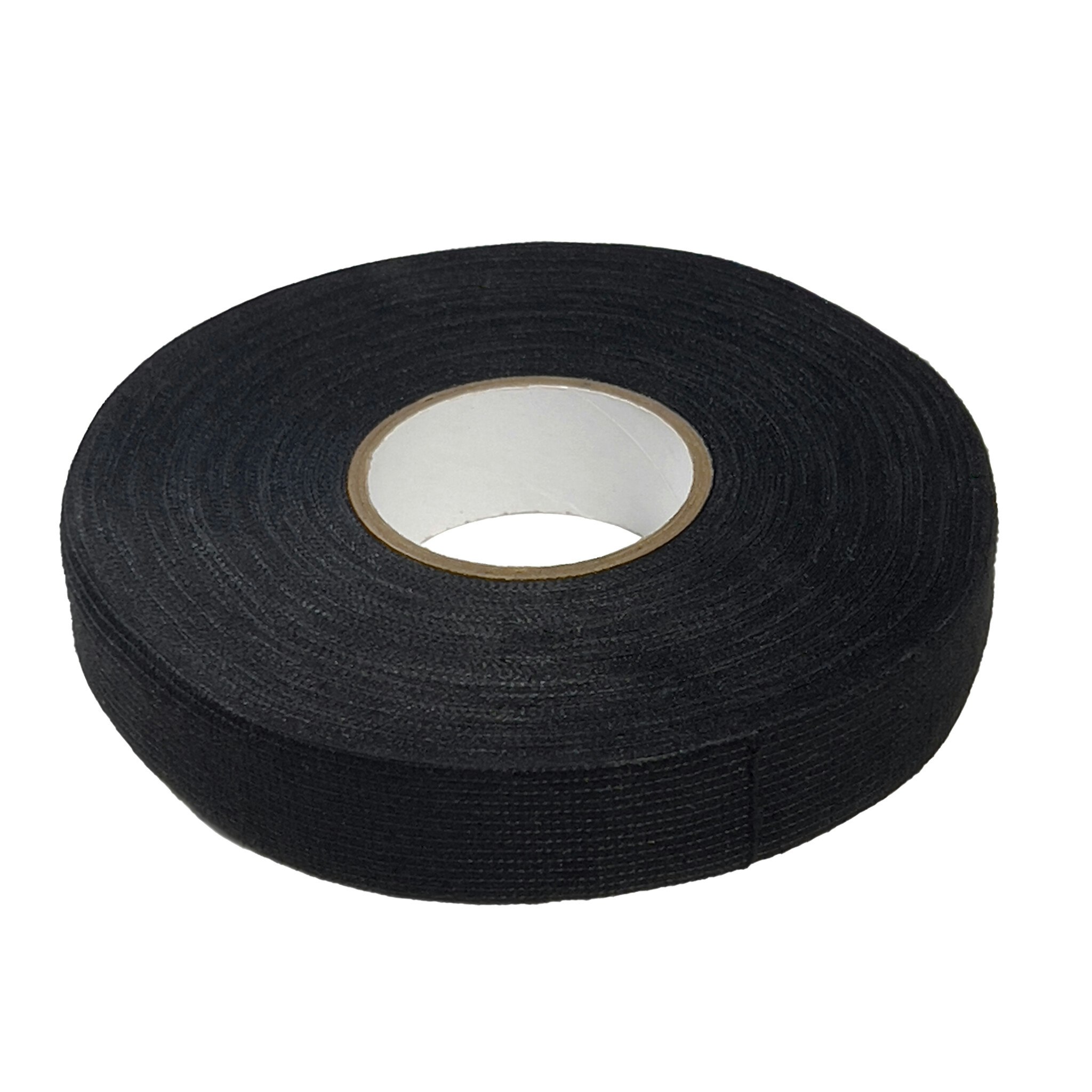 FOUR Connect PET Fleece Tape, W:19mm, L:25m/roll, black color, tearable