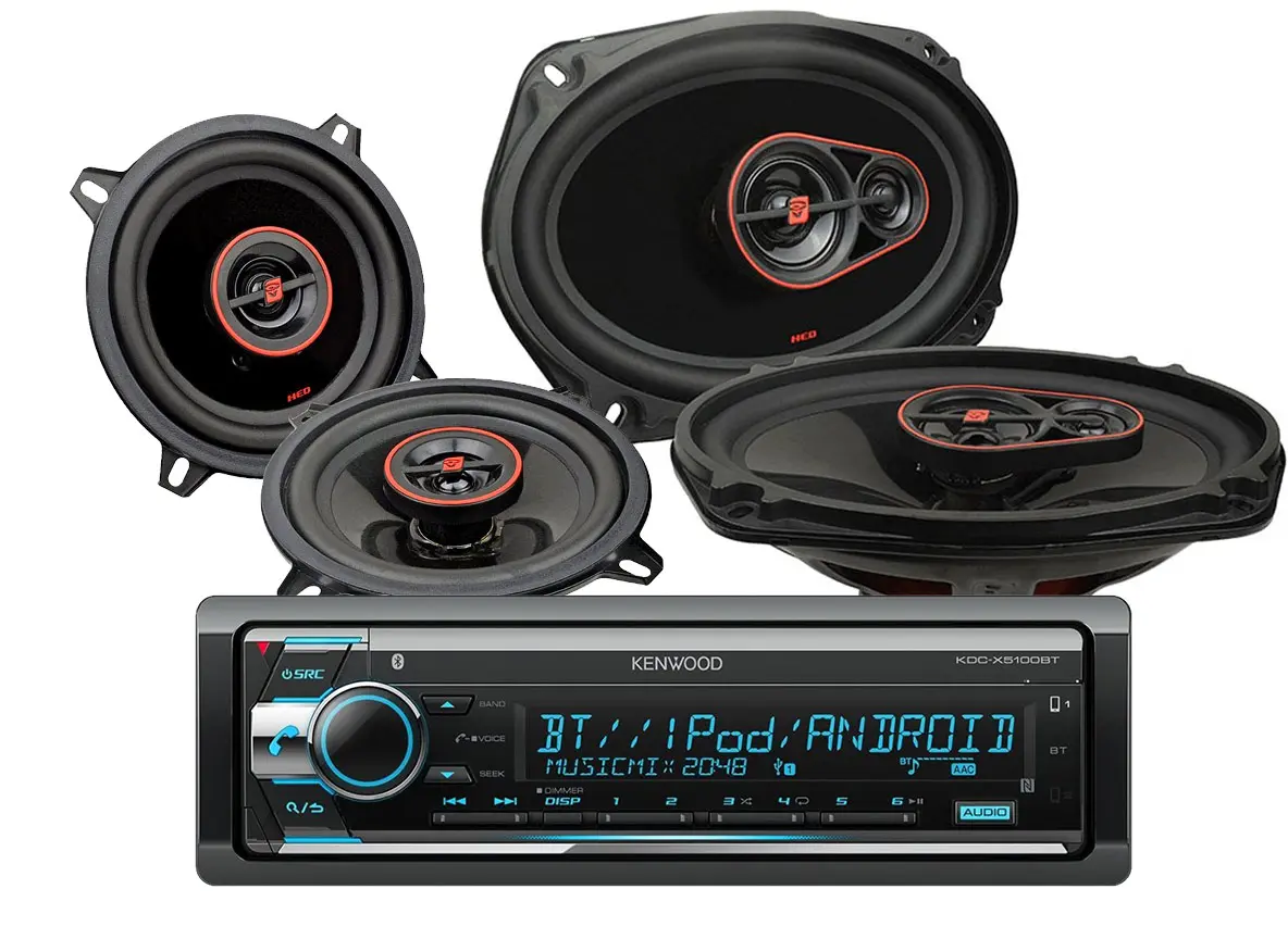 Kenwood KDC-X5200BT & Cerwin-Vega HED 6x9" + 5,2"