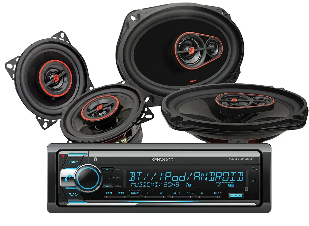 Kenwood KDC-X5200BT & Cerwin-Vega HED 6x9" + 4"