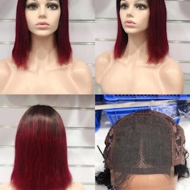 Kopia Remy Brazilian Straight Human Hair Wig