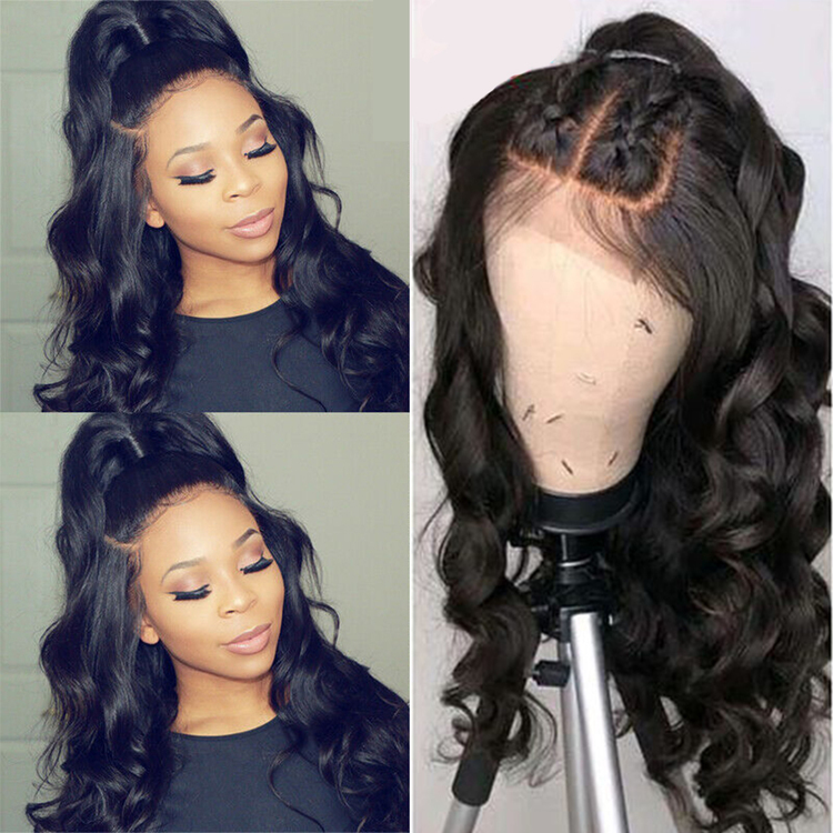 Human Hair Body Wave Wig 4x4 lace front