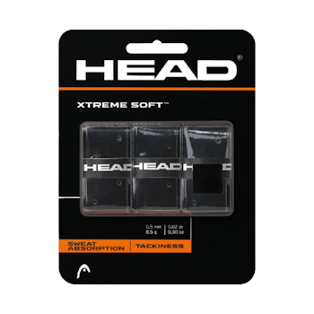 Head Xtreme Soft Black 3pack