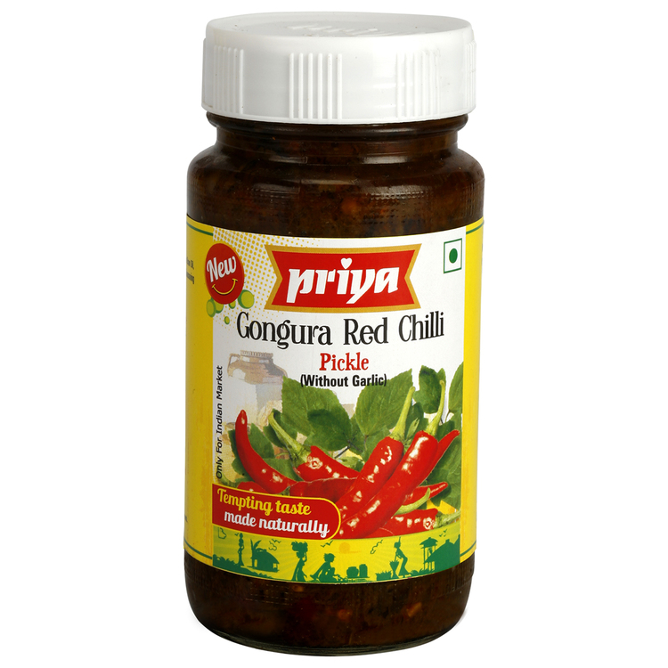 Priya Red Chilli Gongura Pickle 300gms